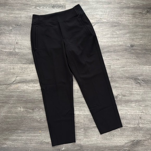 NWOT Athleta Endless High Rise Black Pant Size 4 Petite - Picture 2 of 13